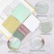 1920 Sheets Transparent Sticky Notes, Clear Tabs Long Highlighter Strips Page Markers for Books, Writable Annotation Index Flags Tapes for School Office Supplies (Multicolor Lined Set)